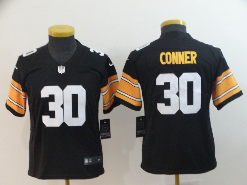 Youth Pittsburgh Steelers #30 Conner Black Nike Vapor Untouchable Limited Player NFL Jerseys->kansas city chiefs->NFL Jersey